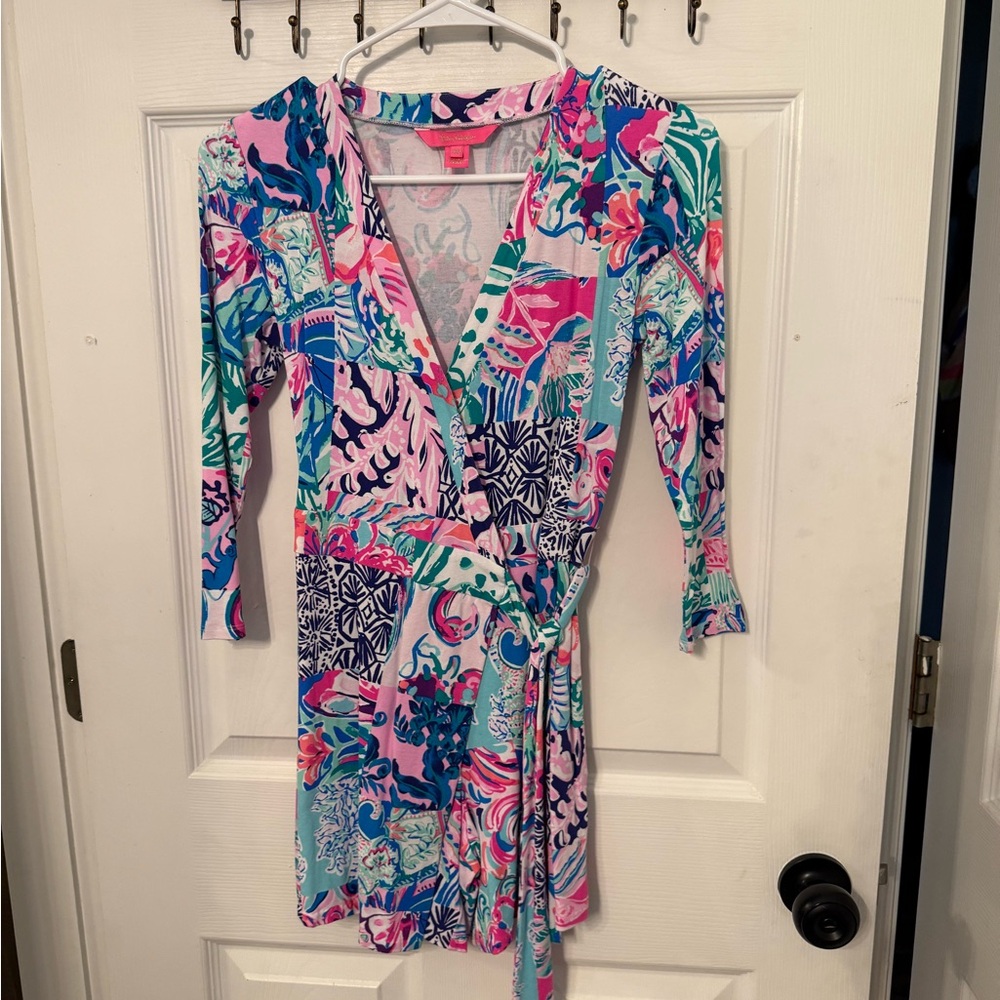 Colorful Wrap romper